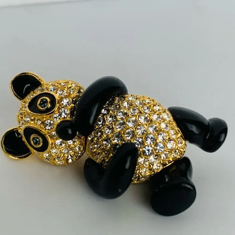 Vintage Joan Rivers Panda Brooch